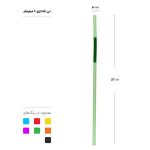 نی نوشیدنی فانتزی 6 میل سروین بسته 100 عددی برند سروین