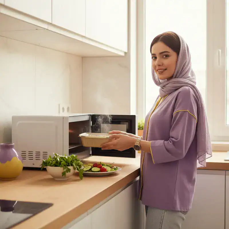 ظروف گیاهی در مایکروویو: راهنمای کامل استفاده امن + نکات کلیدی ۱۴۰۴