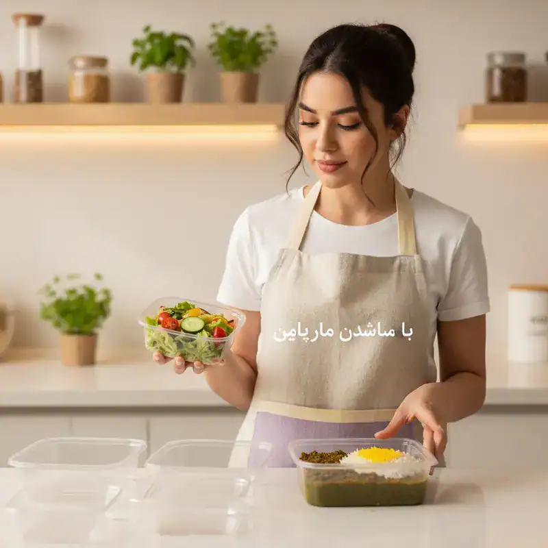 سایز مناسب ظرف غذا کدام است؟ راهنمای جامع بسته‌بندی از سالاد تا خورشت (۱۴۰۴)