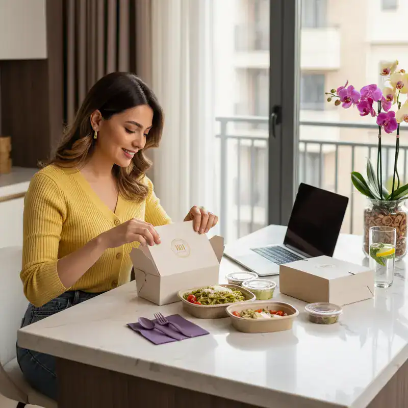 بسته‌بندی شیک، غذای خوشمزه‌تر! تأثیر ظروف لوکس بر تجربه غذای بیرون‌بر شما (راهنمای ۱۴۰۴)